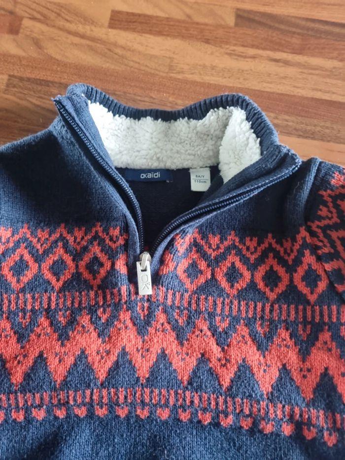 Pull col zippée 5 ans - photo numéro 2