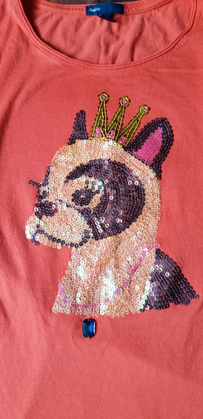 T-shirt manches longues motif en sequins Gap - photo numéro 3