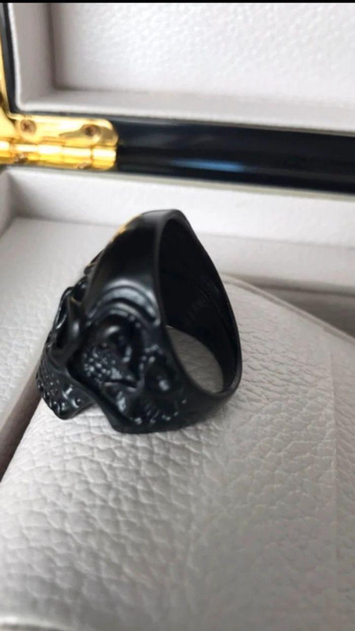 Magnifique bague noire pour homme, taille 60 - photo numéro 3