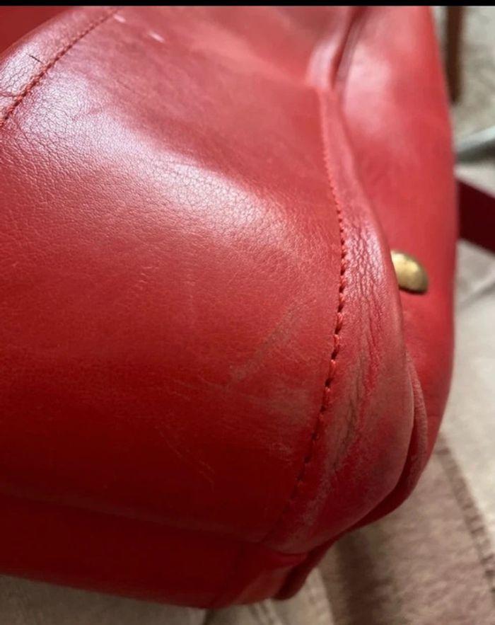 Maison Margiela Sac rouge en cuir - photo numéro 12