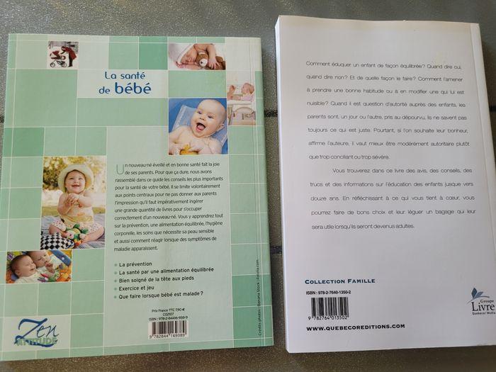 Lot de 2 livres neuf la santé de bébé et guidez votre enfant pas à pas - photo numéro 2