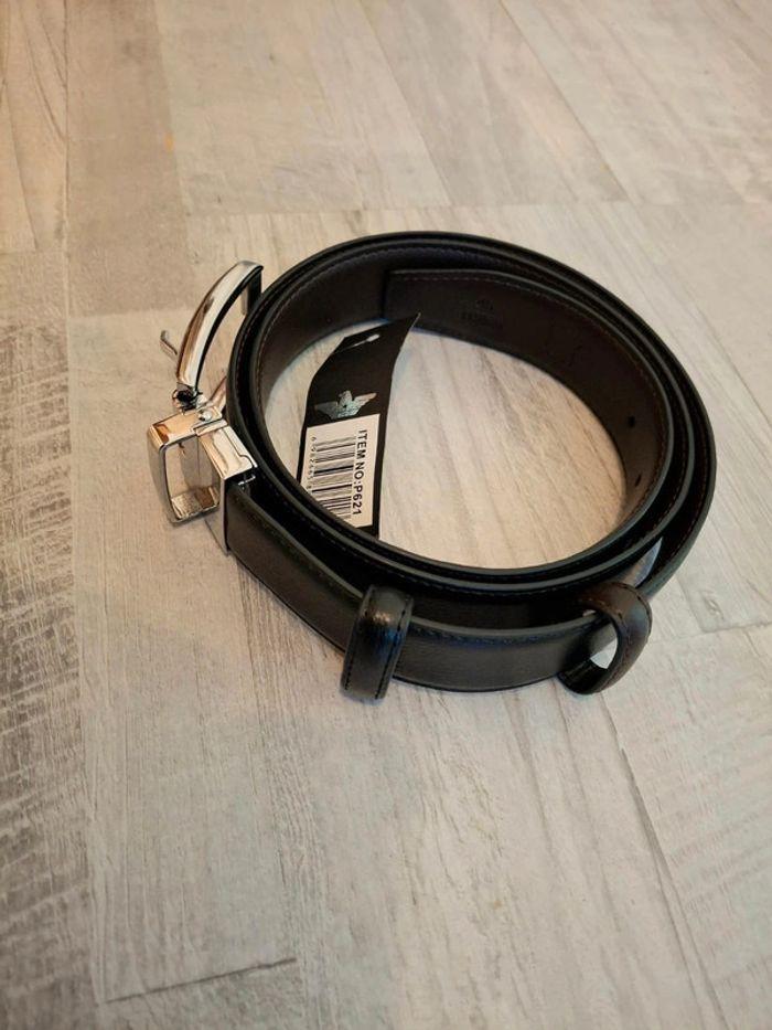 Ceinture homme cuir réglable - photo numéro 3