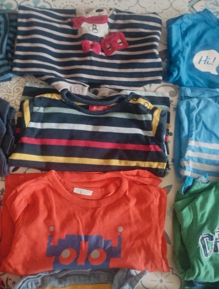 Lot de 18 t-shirts manches longues 18mois tbe - photo numéro 6