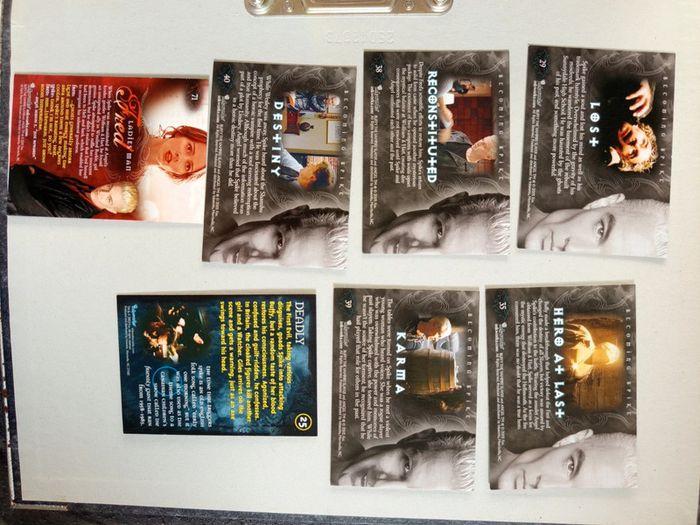 Lot 9 Cartes buffy the vampire slayer - photo numéro 2