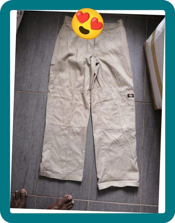 Pantalon dickies beige taille 42 hauteur 106 cm - photo numéro 4