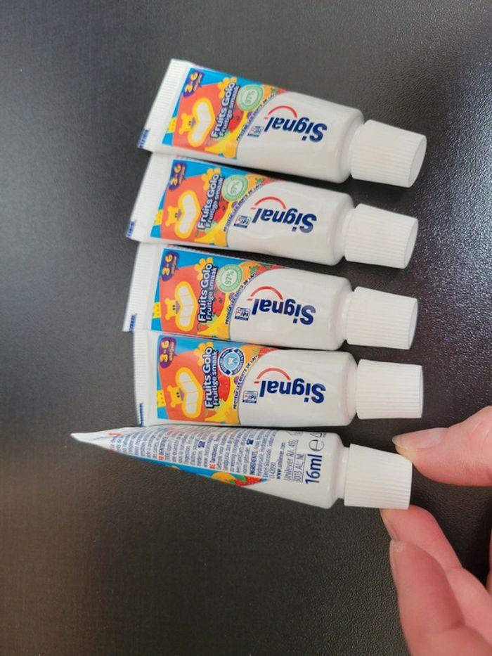 Lot de 5 tubes de dentifrice - photo numéro 2