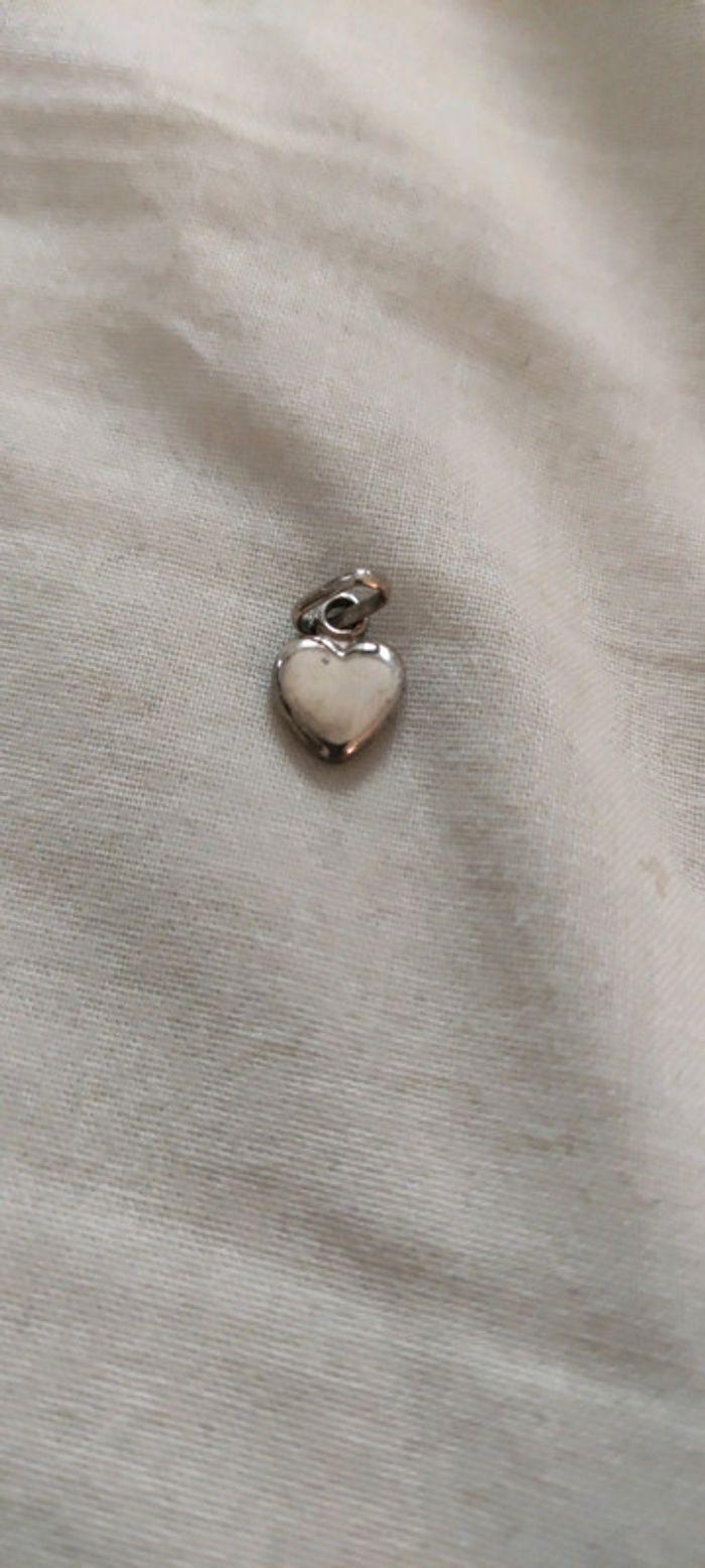 Pendentif coeur en argent - photo numéro 1