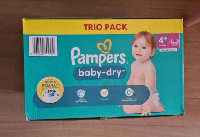 Couches Pampers Baby dry Taille 4+ - photo numéro 1