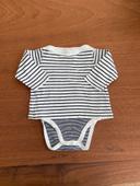 Body tee shirt intégré Petit Bateau