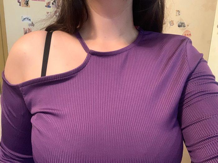 Top Milan violet • Taille L - photo numéro 3