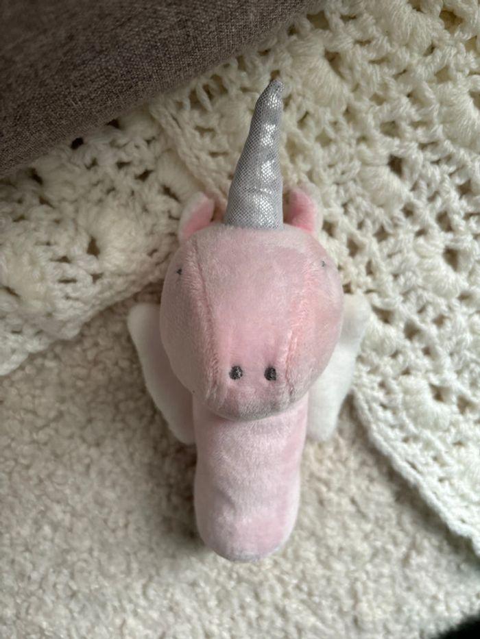 Hochet peluche licorne - photo numéro 2