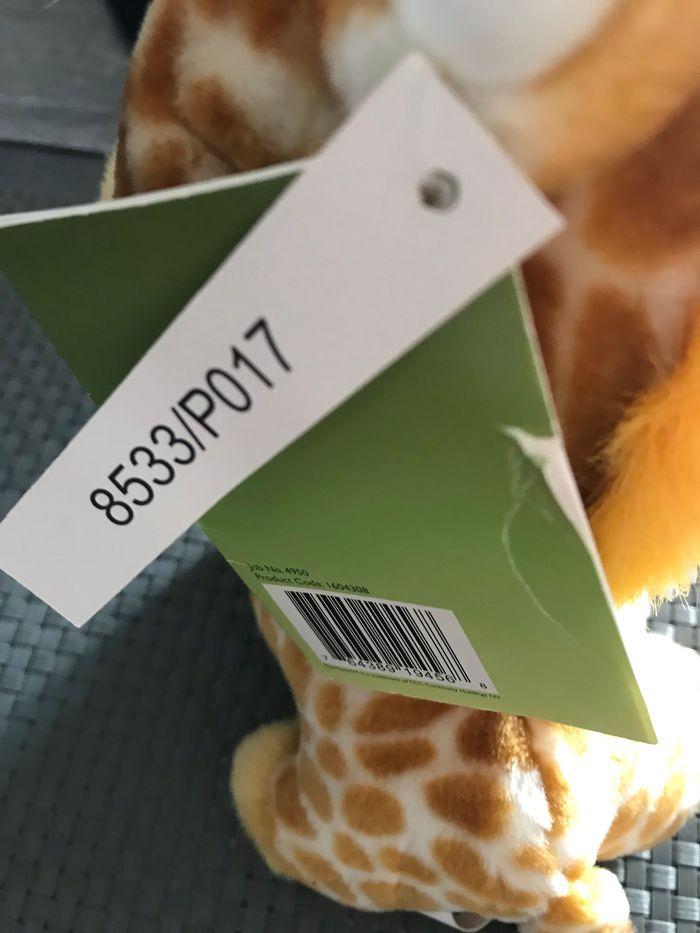 Peluche neuve avec étiquette girafe - photo numéro 6