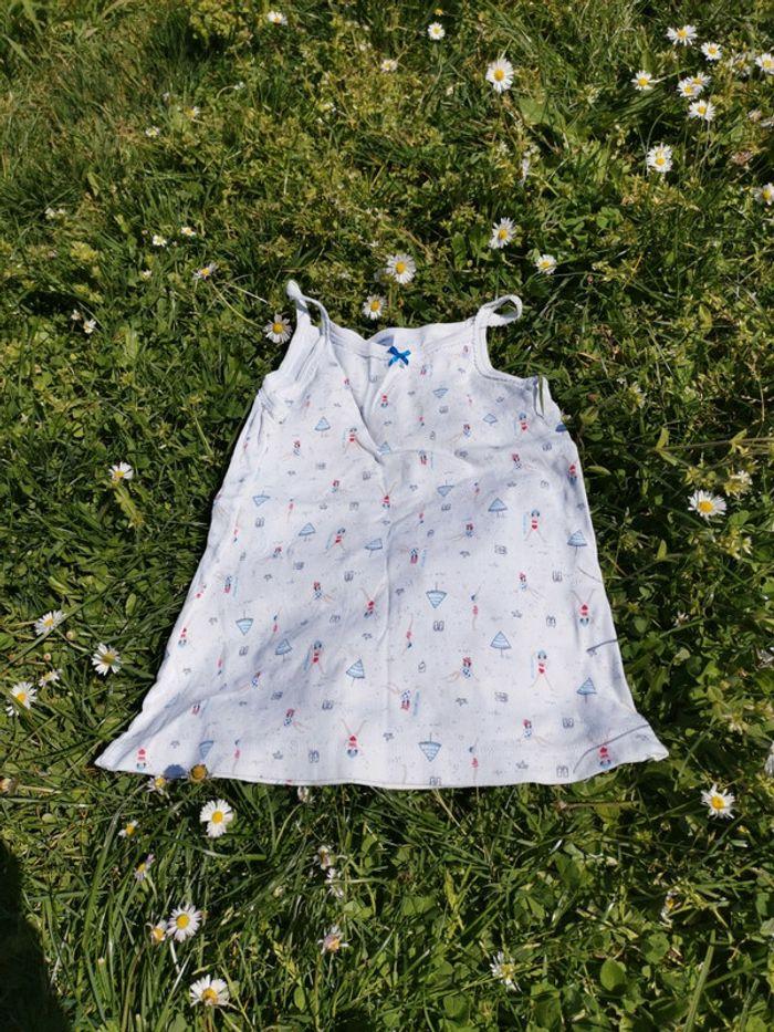 Robe de nuit bretelles Petit Bateau