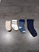 Lot 4 paires chaussettes bebe