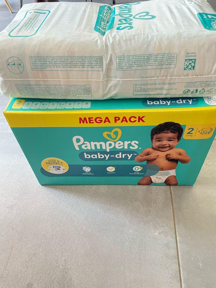 186 couches Pampers baby dry taille 2 - photo numéro 1