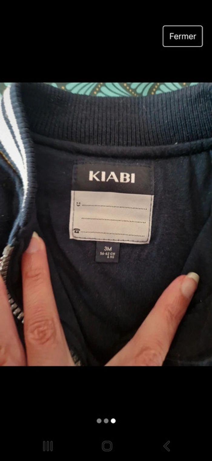 Manteau zippé 3 mois kiabi - photo numéro 2