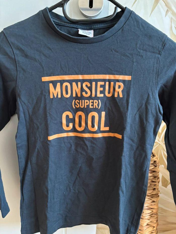 T-shirt manches longues monsieur super cool - photo numéro 2