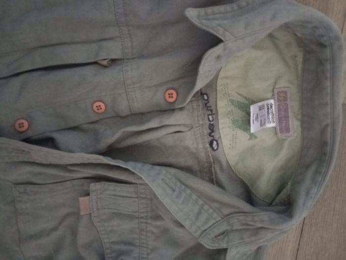 Chemise , veste. Taille : 14 ans . Vert kaki. . a manches longues.  Marque : Quechua.(Décathlon). - photo numéro 4