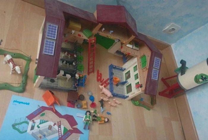 Grande ferme 5119 moderne avec silo playmobil country avec animaux et accessoires - photo numéro 6