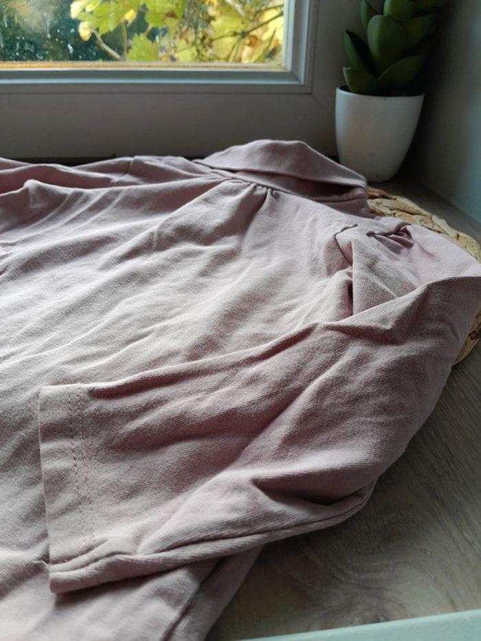 Sous pull col roulé rose poudré 3 ans - photo numéro 2