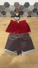 Lot de 2 shorts 74cm