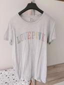 T-shirt avec strass pink victoria secret taille XL