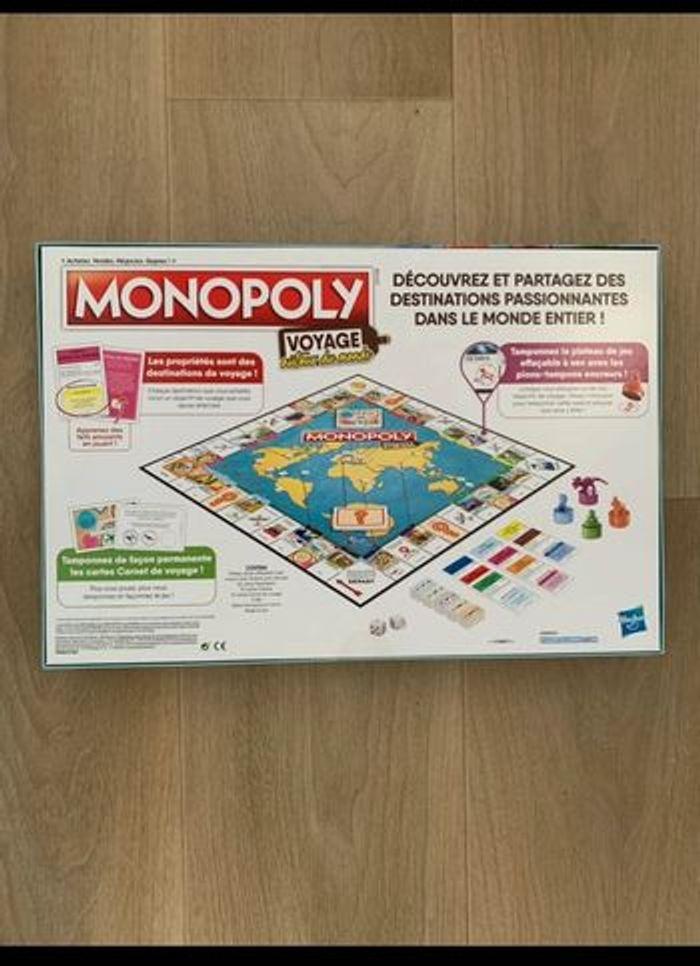 Monopoly Voyage Autour du Monde - Hasbro Gaming - photo numéro 2