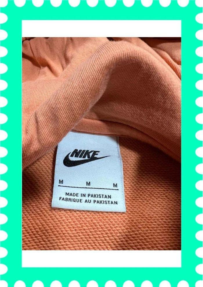 👕 Sweat à capuche Nike logo brodé Orange Taille M 👕 - photo numéro 8