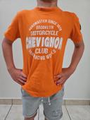 T shirt orange chevignon