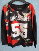 Pull imprimé floral,  impossible 55. Celebry tees