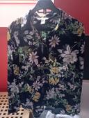 Chemise fleurs H&M 34