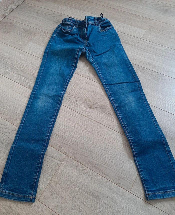 Lot pantalon Tape à l'œil bleu taille 10 ans / 140 cm - photo numéro 1