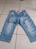 Pantacourt jeans léger 10ans