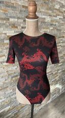 Body noir et rouge Shein taille S