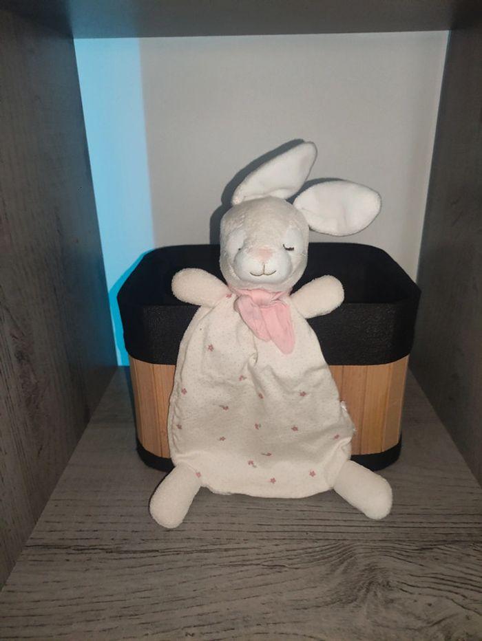 Doudou mouchoir lapin - photo numéro 1