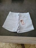 Short rayé taille 36