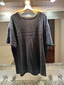 T-Shirt Obliques Dior Noir Oversize