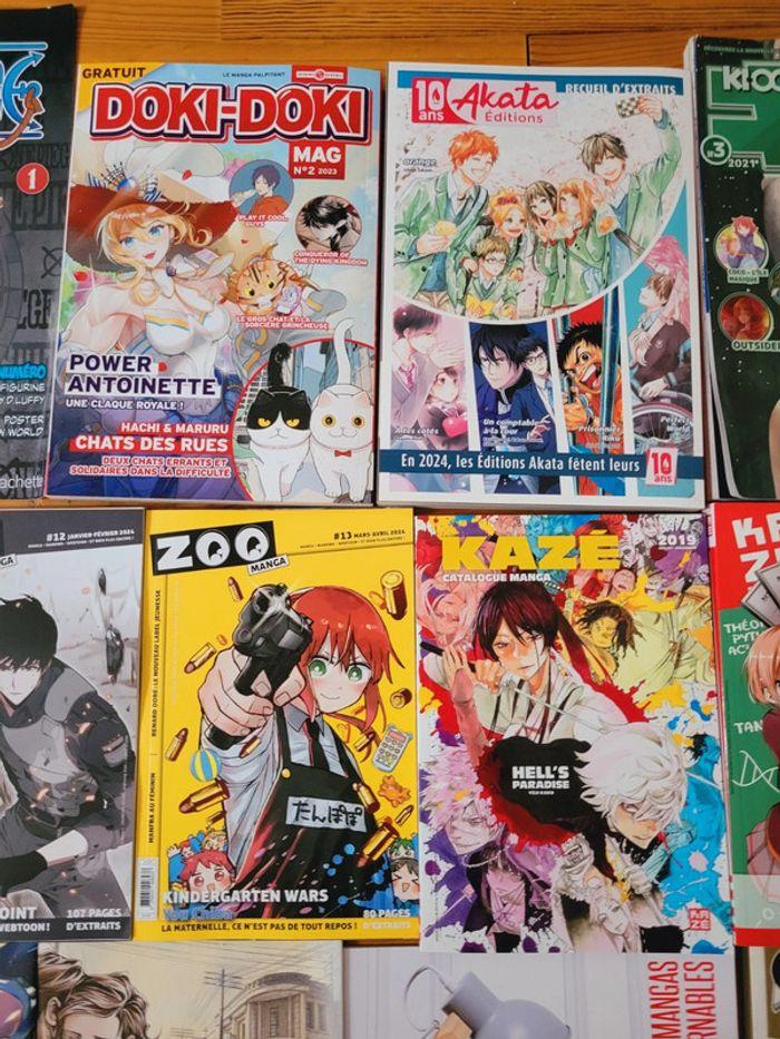 Gros Lot Manga Livrets Découvertes + Magazines + Posters + Figurine Anime - photo numéro 4