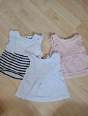 Lot de 3 debardeurs/tunique et 2 bloomers 1 mois