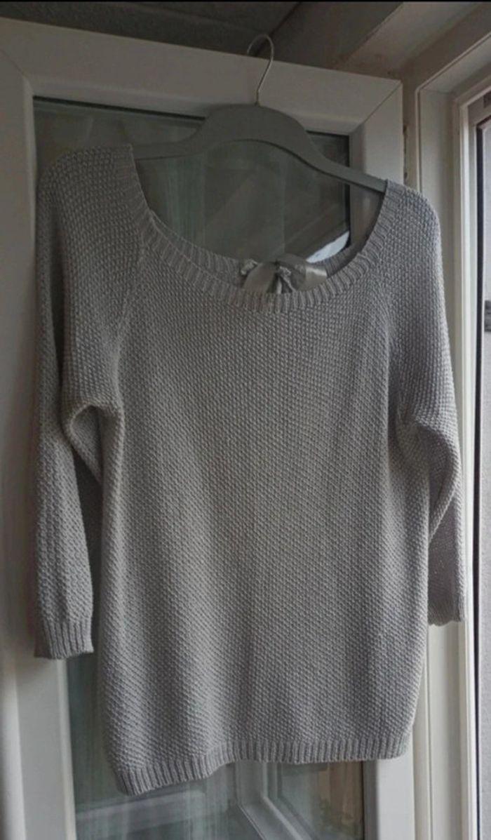 Pull 3/4 maille fine T44/MII - photo numéro 1