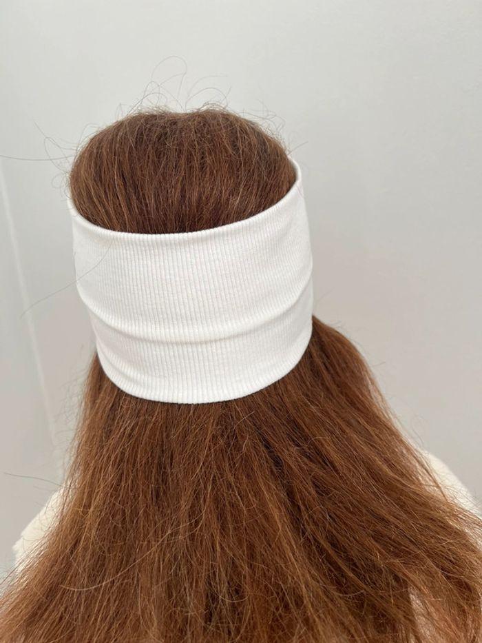 Bandeau cheveux blanc cassé - photo numéro 6