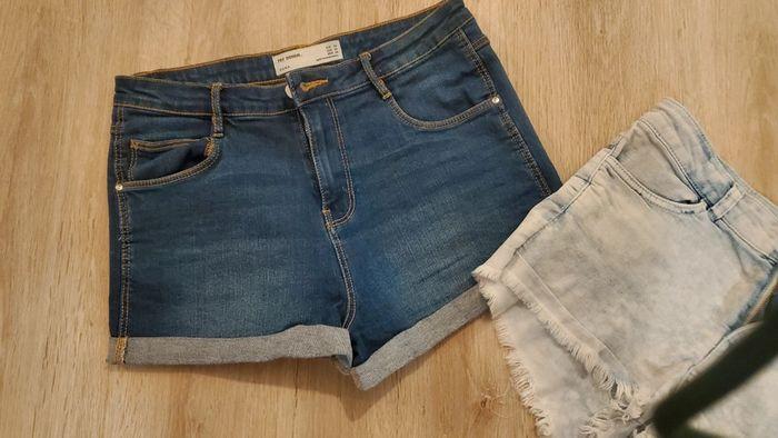 Lot de 2 shorts en jean Zara - photo numéro 2