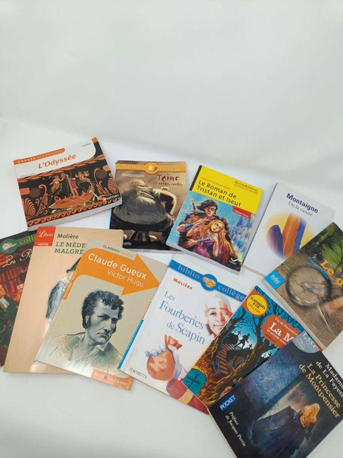 Lot de 11 livres "classiques pour collège" - photo numéro 1