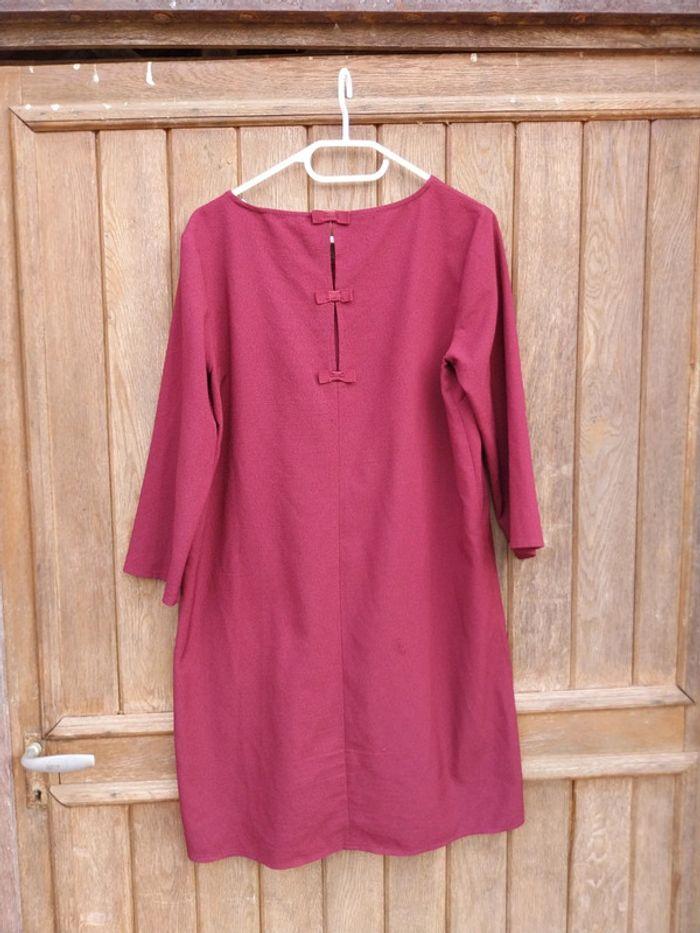 Robe femme bordeaux 40 nafnaf - photo numéro 2