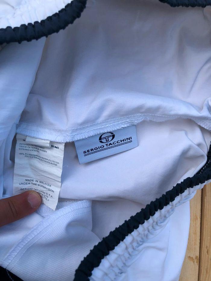 Pantacourt brodé blanc Sergio Tacchini taille M - photo numéro 7