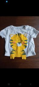 T shirt manches courte tigre TeX 3 mois