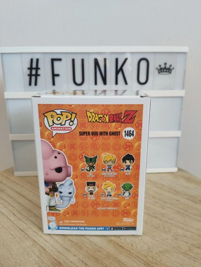 Figurine funko pop DragonBall z Super buu with ghost 1464 glow chase - photo numéro 4