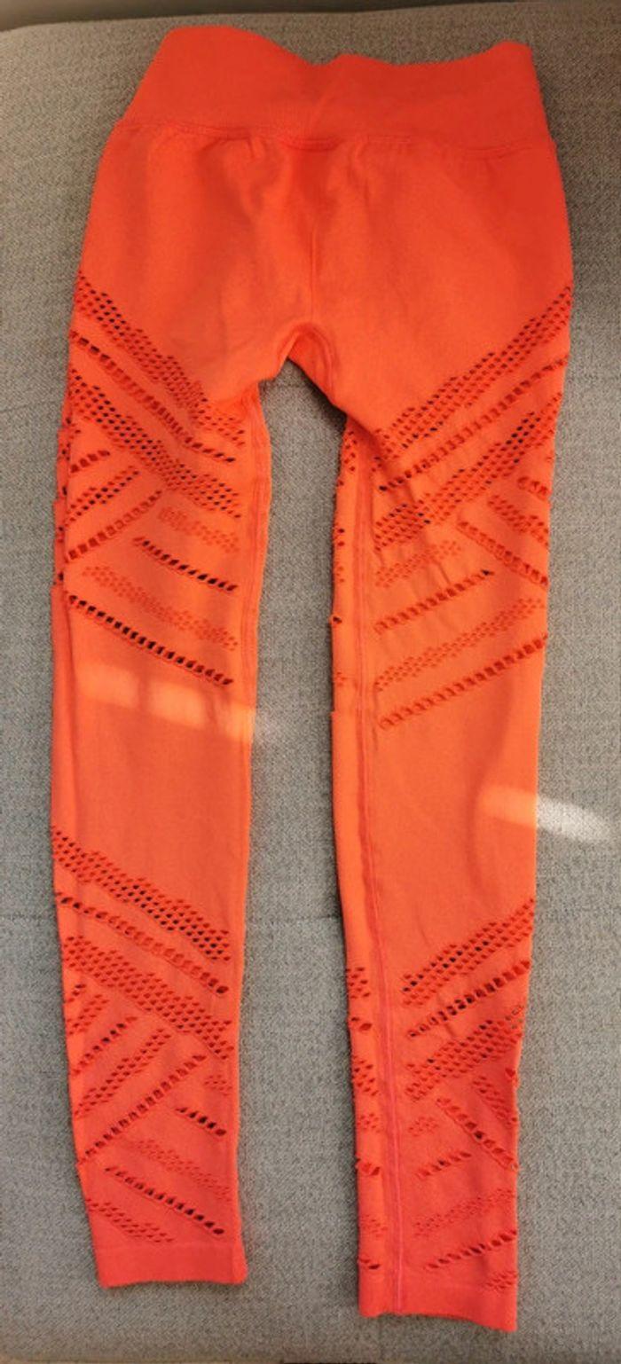 Legging Prozis orange édition limitée taille XS - photo numéro 3