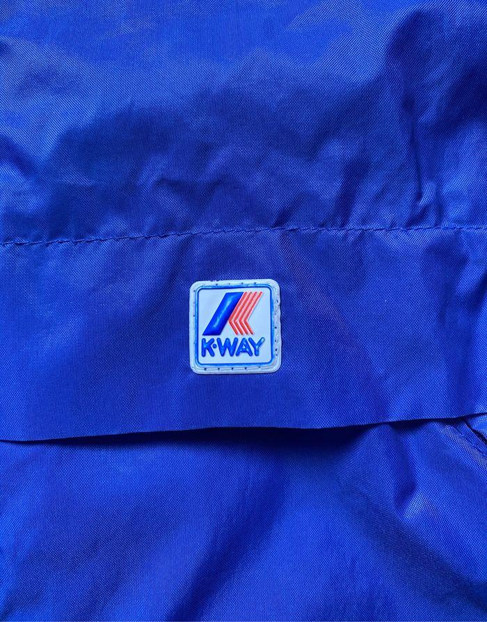 Imperméable femme K-Way bleu - Taille S - photo numéro 5