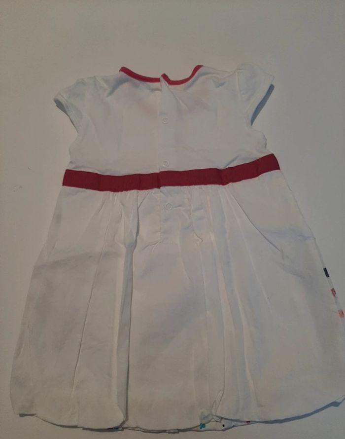 robe longue Terre de Marins blanc taille 9-12 mois / 74 cm - photo numéro 3